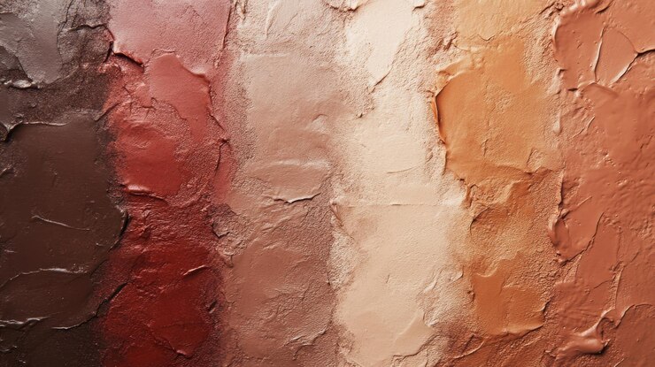 Foto sfondio texturato di terracotta marrone terracotta per la decorazione della casa o l'interior design ai generativa