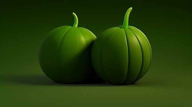 Sfondo 3d verde e nero