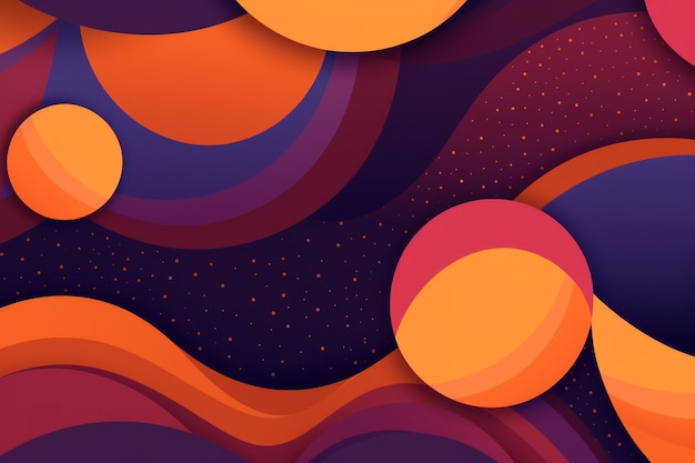 sfondo a disegno colorato con forme geometriche