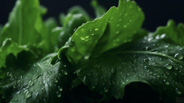 sfondo a foglia verde