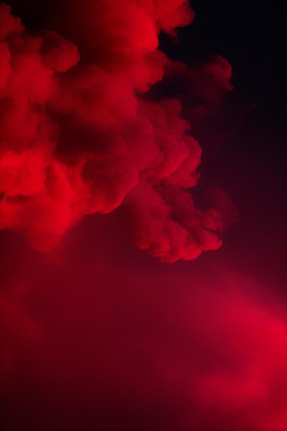 sfondo a silhouette di fumo rosso