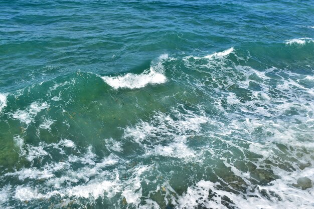 Sfondo, acqua blu limpida dell'oceano