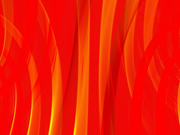 Sfondo arancione geometrico astratto per il design. sfondo astratto fuoco con linee morbide lisce