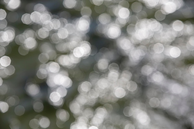 Sfondo astratto bokeh bianco