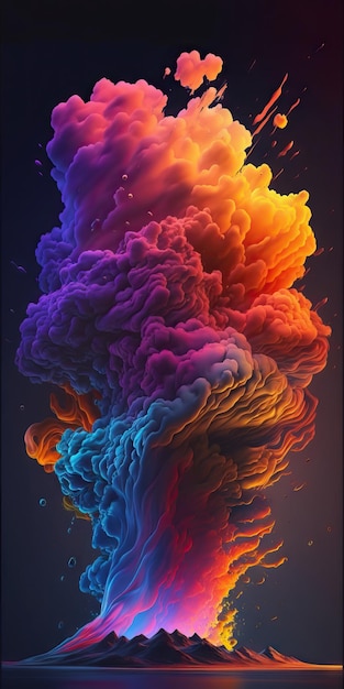 sfondo astratto colorato 3d
