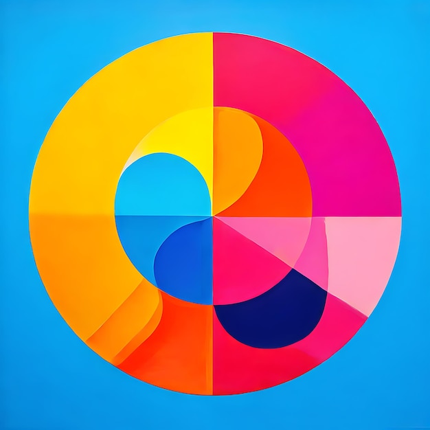 sfondo astratto colorato con forme geometriche