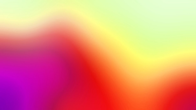 Sfondo astratto colorato sfocato Transizioni fluide di colori iridescenti Sfumatura colorata