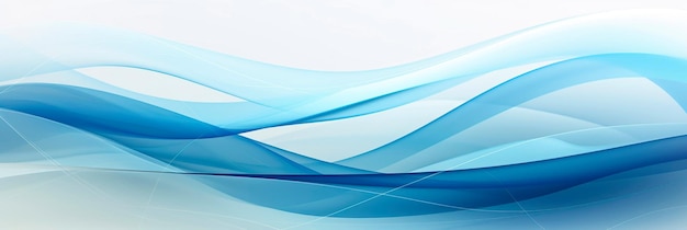 sfondo astratto composto da linee intersecanti e spazi negativi in tonalità calmanti di blu e grigio IA generativa