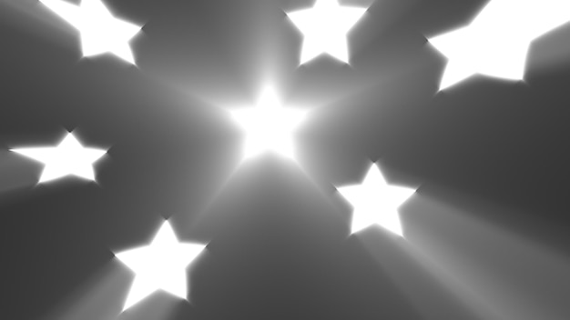 Sfondo astratto con stelle lucenti
