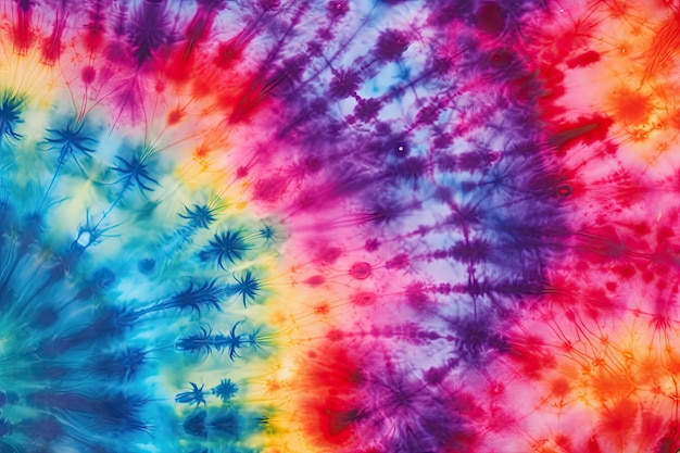 Sfondo astratto con vivace motivo tie dye