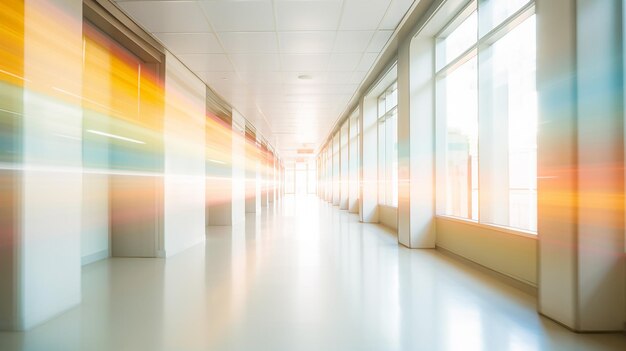 sfondo astratto dell'immagine sfocata dell'ospedale clinico