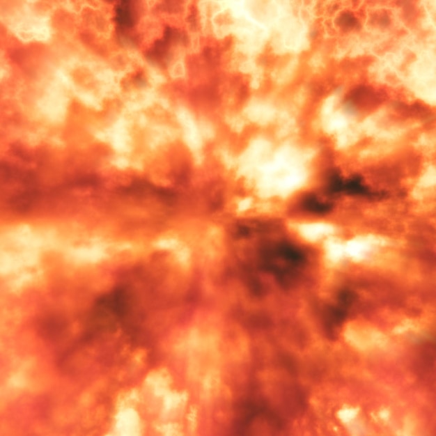 sfondo astratto di esplosione di fiamma rossa gialla e arancione