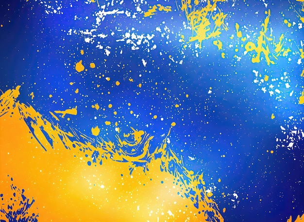 Sfondo astratto in colore blu e giallo