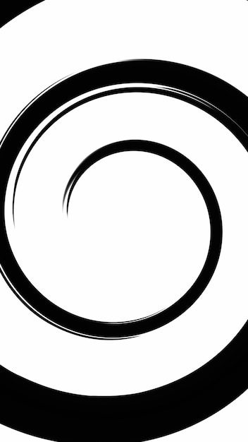 Sfondo astratto ipnosi spirale psichedelico vortice nero bianco vortice torsione lavaggio del cervello surreale