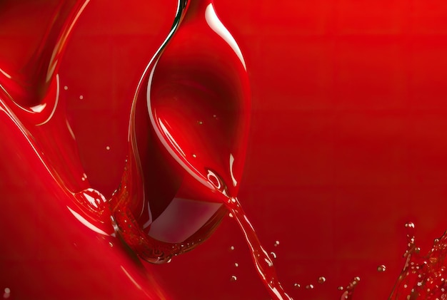 sfondo astratto liquido rosso