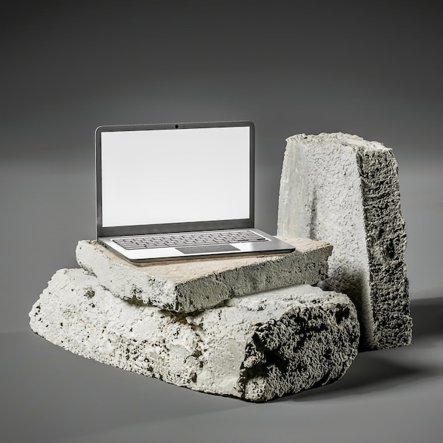 Sfondo astratto mock up scena con forma geometrica del podio per la visualizzazione del prodotto rendering 3D