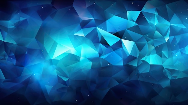 sfondo astratto poligonale blu
