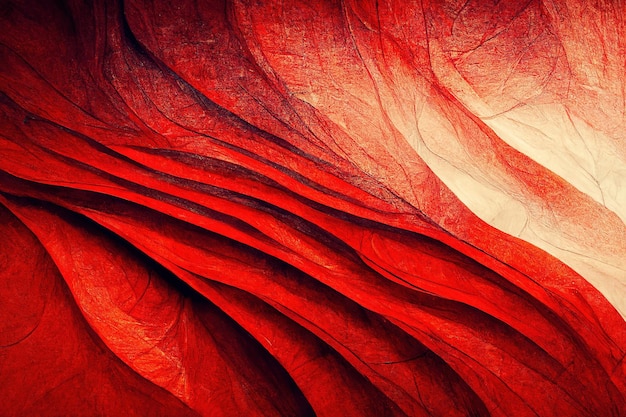 sfondo astratto rosso, sfondo del desktop, sfondo ondulato