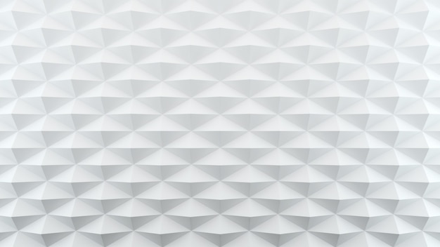Sfondo astratto triangolo bianco, sfondo geometrico, rendering 3d
