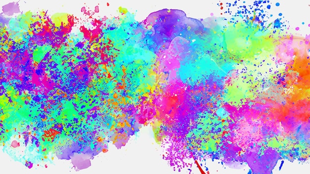 sfondo astratto vettoriale con un colorato disegno di spruzzi di acquerello