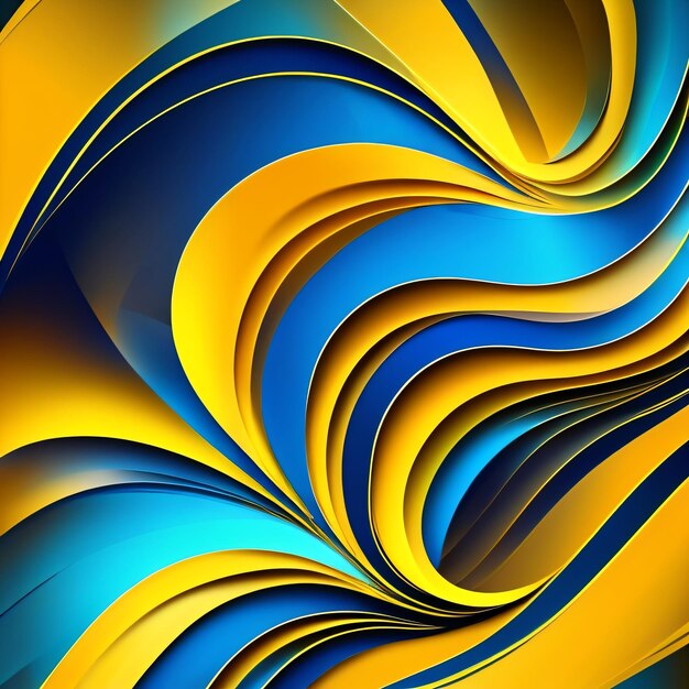 sfondo astratto vettoriale giallo e blu 4