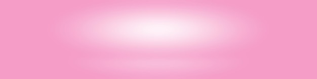 Sfondo astratto vuoto liscio rosa della stanza dello studio Utilizzare come montaggio per il modello displaybanner del prodotto