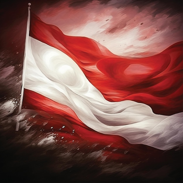 Sfondo bandiera indonesiana