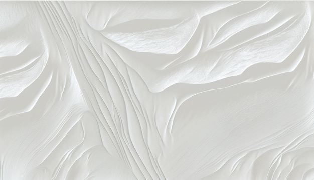 Sfondo bianco astratto Sfondo astratto bianco pulito ed elegante con curve morbide ai generato