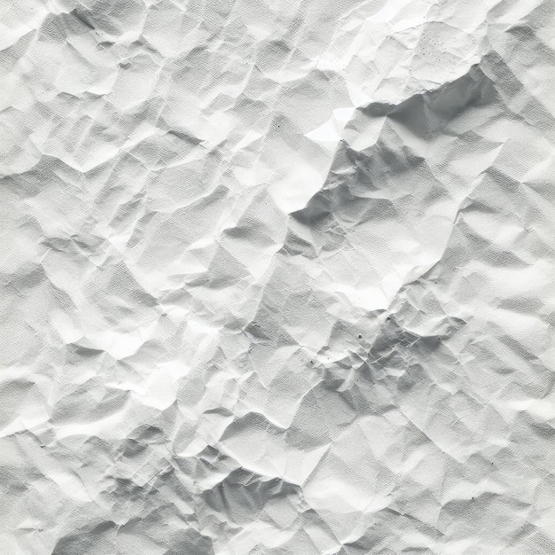 Sfondo bianco di carta rugosa e rugosa