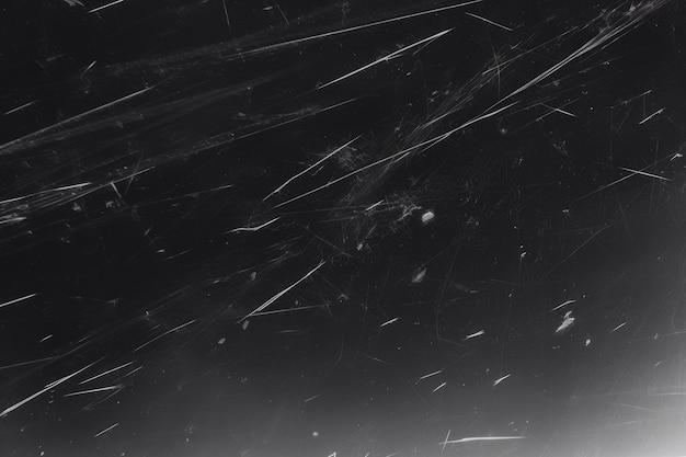 Sfondo bianco e nero con neve che cade dal cielo