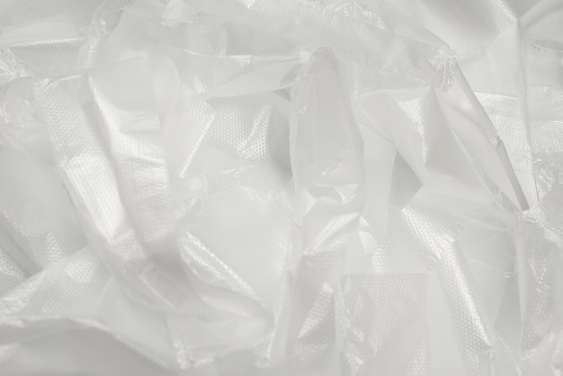 Sfondo bianco in plastica Vista dall'alto Spazio di copia