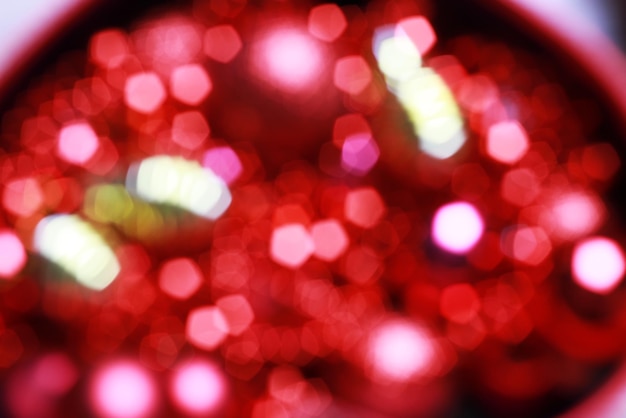 Sfondo bokeh giallo rosso