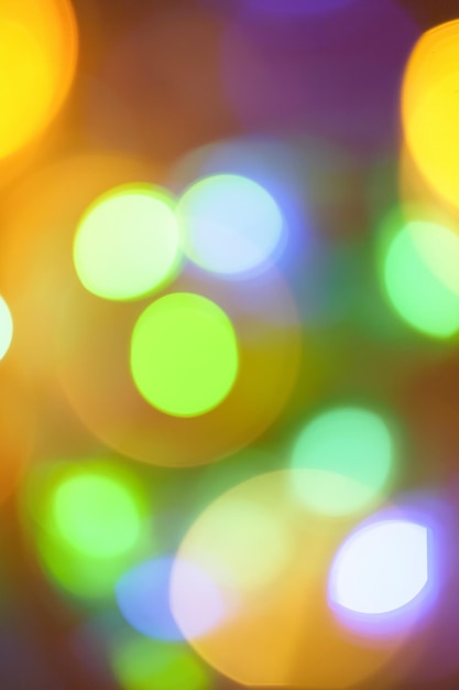 Sfondo bokeh luci colorate