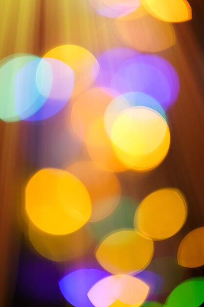 Sfondo bokeh luci colorate