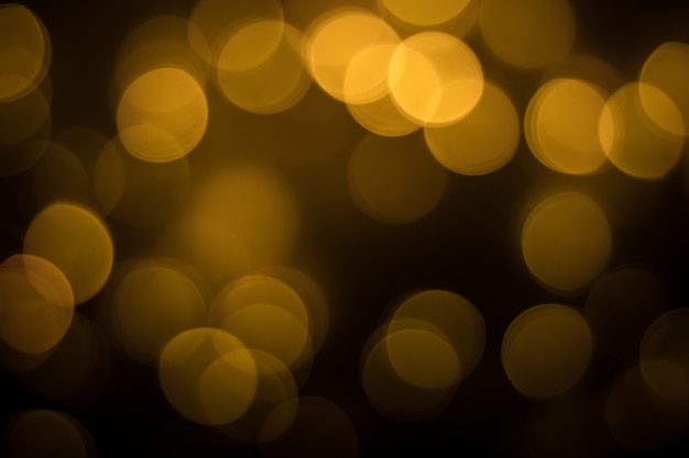 Sfondo bokeh oro