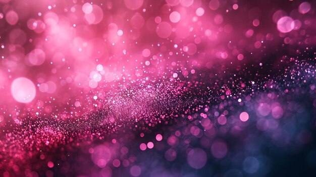 sfondo bokeh rosa astratto colorato con luci e stelle sfocate luccicanti