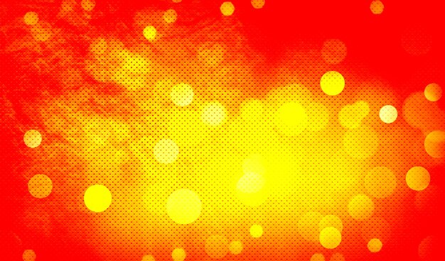 Sfondo bokeh rosso giallo con spazio di copia per testo o immagini