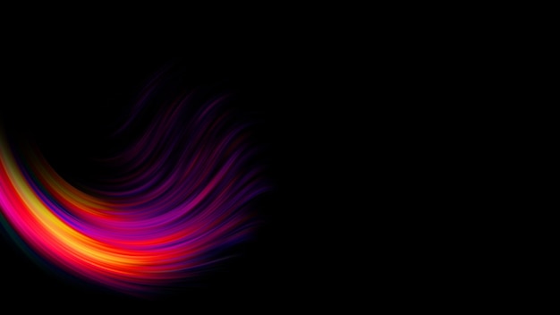 Sfondo colorato astratto contorto gradiente ondulato piroette Patterns Motion Digital Wallpaper