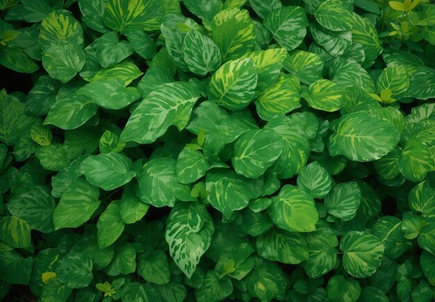 Sfondo con motivo foglie verdi. Fogliame naturale lussureggiante di sfondi texture foglia