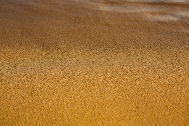 Sfondo con sabbia dorata sulla costa dell'isola di Creta.