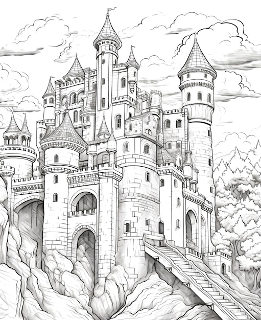 sfondo con un castello