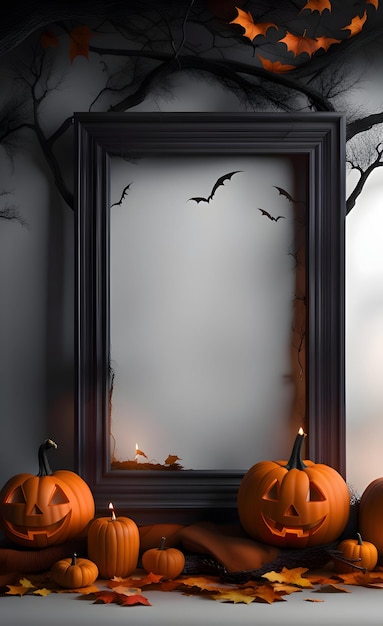 Sfondo cornice di Halloween