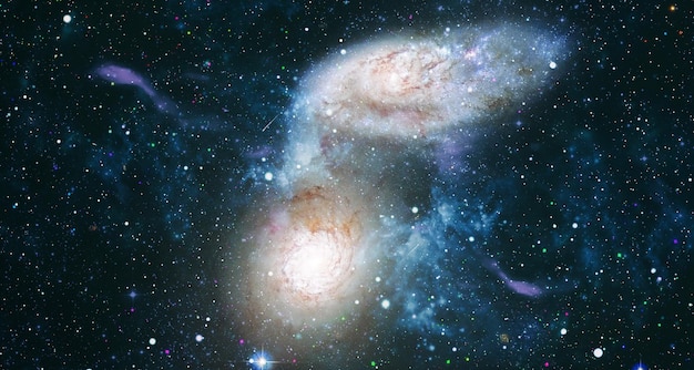 Sfondo creativo Galaxy Elementi di questa immagine forniti dalla NASA