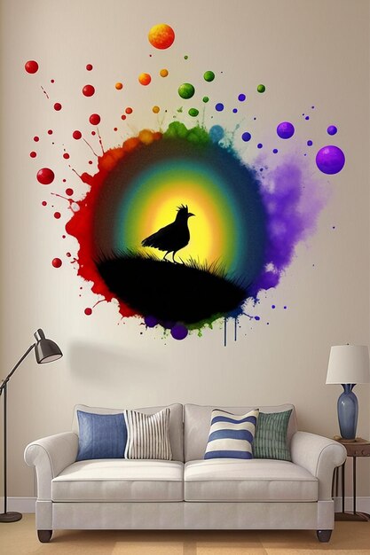 Sfondo creativo sfondo stile semplice illustrazione colorata arte astratta banner forma