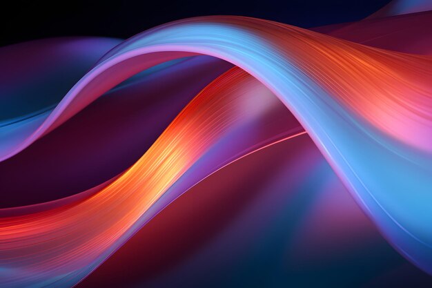 sfondo d'onda colorato curve di fumo carta da parati sfondo banner gradiente d'onda carta da pareti lineare