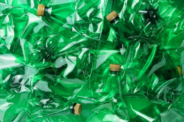 Sfondo da bottiglie di plastica