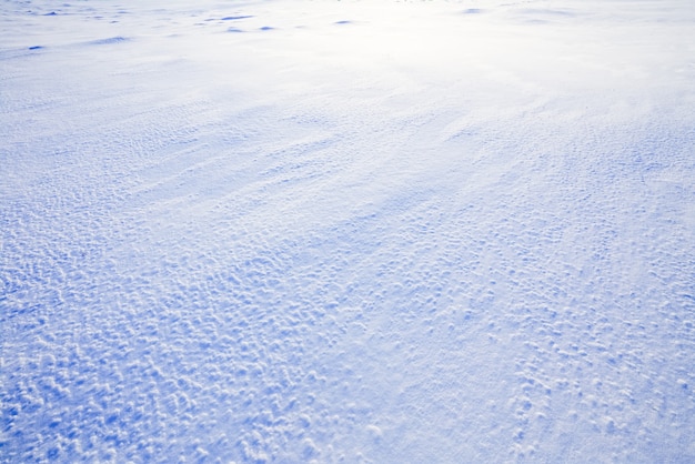 Sfondo del campo di neve bianca