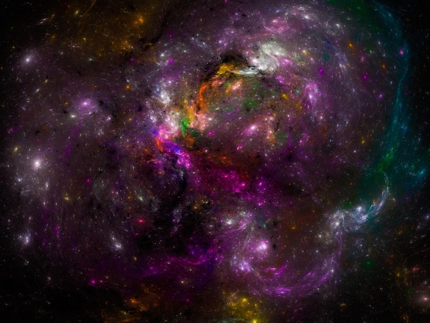Sfondo del campo stellare Trama di sfondo dello spazio esterno stellato