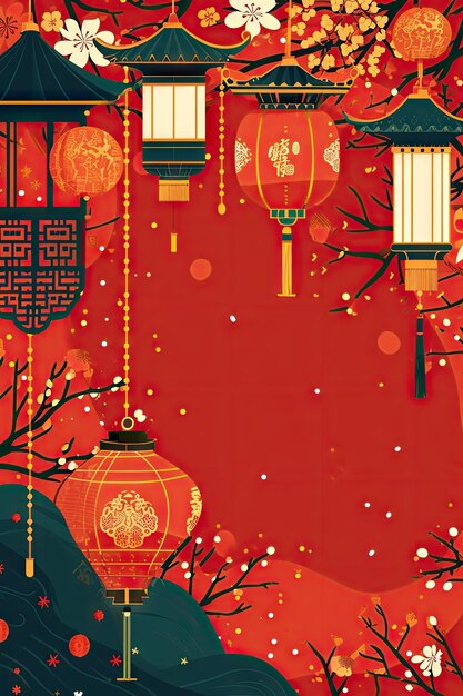 Sfondo del Capodanno cinese