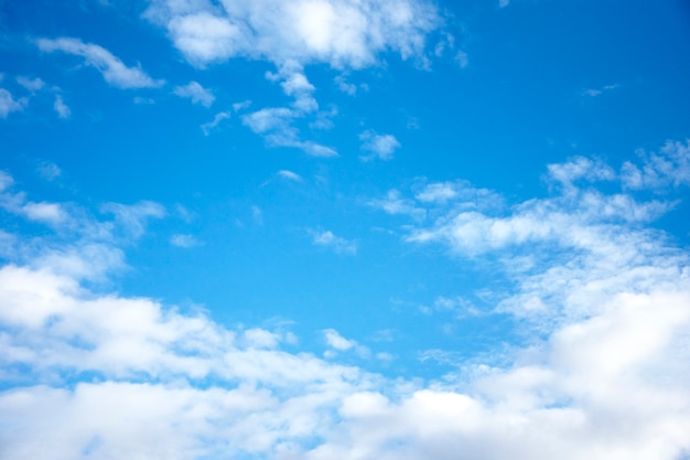 sfondo del cielo blu con nuvole minuscole